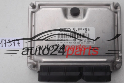 MOTORSTEUERGERÄT ECU STEUERGERÄT AUDI A6 2.5 TDI BOSCH 0 281 010 095, 0281010095, 4B1 907 401 A, 4B1907401A