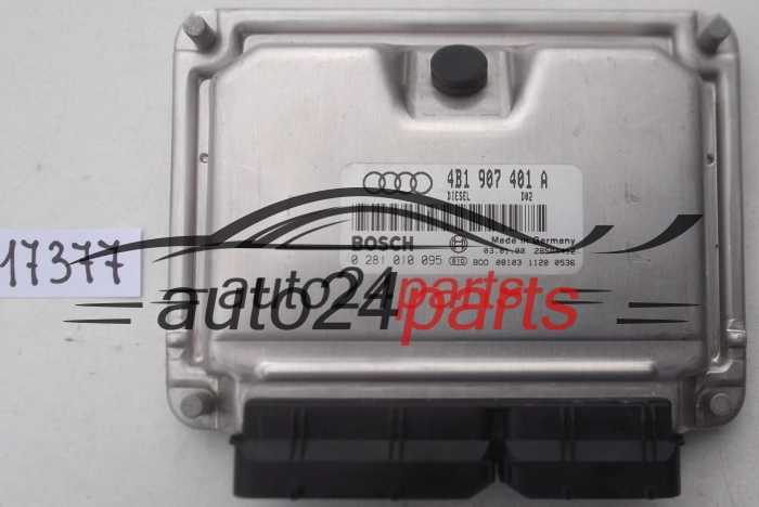 MOTORSTEUERGERÄT ECU STEUERGERÄT AUDI A6 2.5 TDI BOSCH 0 281 010 095, 0281010095, 4B1 907 401 A, 4B1907401A