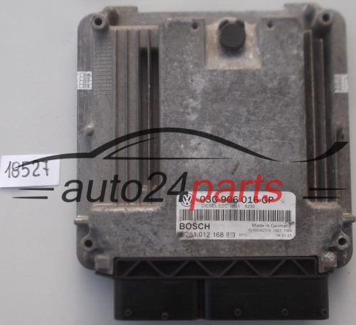 KOMPUTER STEROWNIK SILNIKA VW VOLKSWAGEN CADDY 2.0 SDI BOSCH 0 281 012 168, 0281012168, 03G 906 016 GP, 03G906016GP, EDC16U1