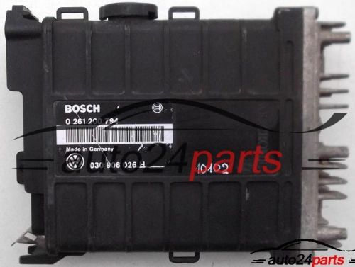 ECU CENTRALITA DE MOTOR VW VOLKSWAGEN POLO, AUDI 1.0, BOSCH 0 261 200 794, 0261200794, 030 906 026 H, 030906026H 