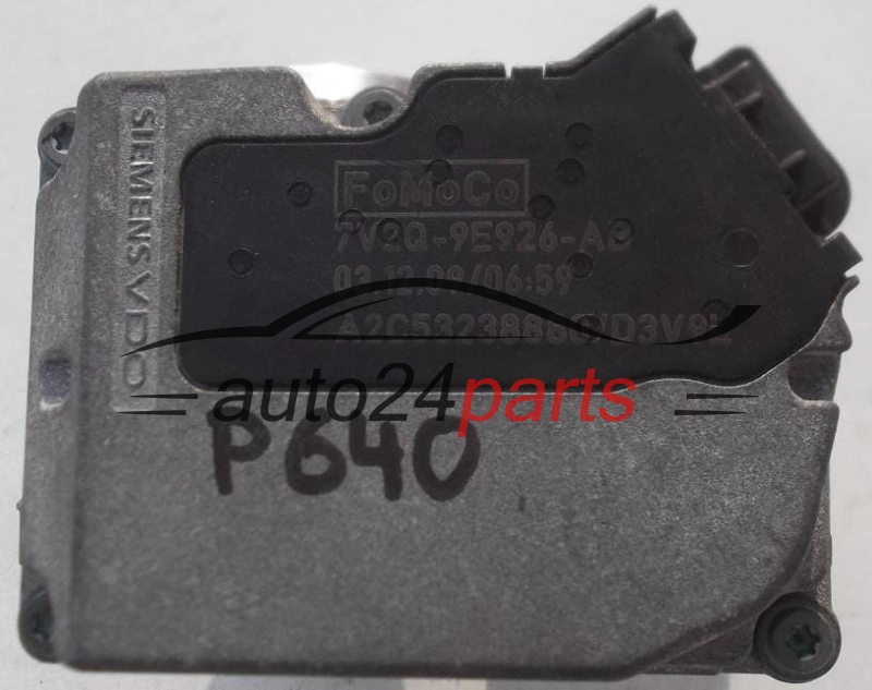 PRZEPUSTNICA POWIETRZA FORD FIESTA FOCUS SIEMENS VDO A2C53238880 / D3V9L, FoMoCo 7V2Q-9E926-AB, 7V2Q9E926AB