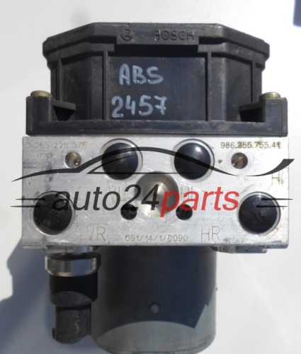 ABS POMPA I STEROWNIK PORSCHE BOXTER BOSCH 0 265 225 075, 0265225075, 98635575544, 0 265 950 031, 0265950031