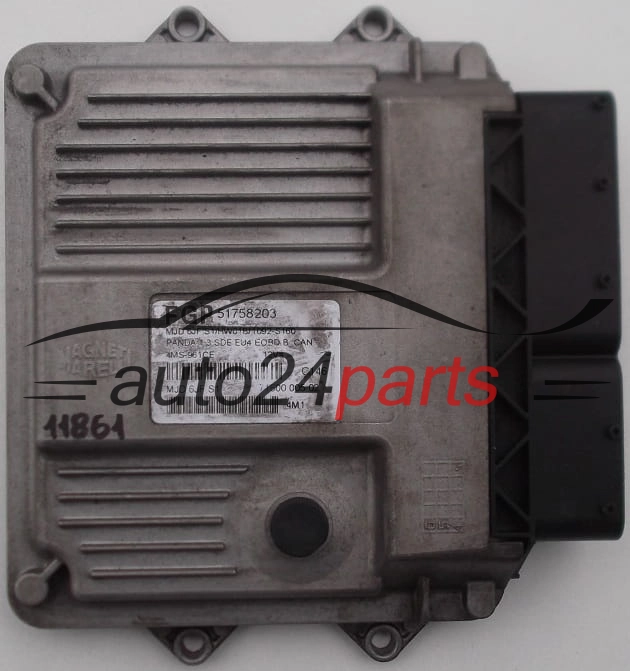 KOMPUTER STEROWNIK SILNIKA FIAT PANDA 1.3 MAGNETI MARELLI MJD 6JF.S1