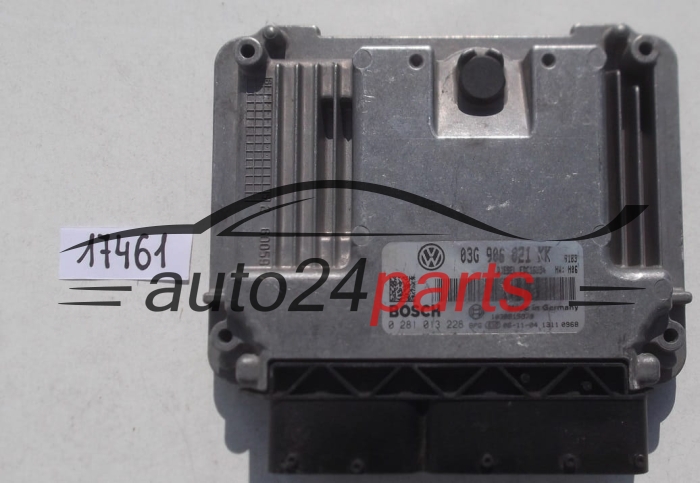 KOMPUTER STEROWNIK SILNIKA VW VOLKSWAGEN GOLF 2.0 TDI BOSCH 0 281 013 228, 0281013228, 03G 906 021 KK
