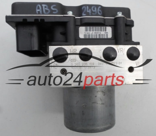 POMPE HYDRAULIQUE ET CALCULATEUR d'ABS BMW X1 BOSCH 0 265 236 159, 0265236159, 34516791272-01, 3451679127201, 0265951100