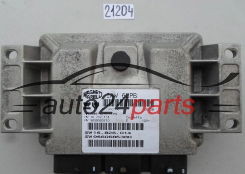 MOTORSTEUERGERÄT ECU STEUERGERAT PEUGEOT 307 407 2.0 IAW6LPB, IAW 6LPB, 9660685380