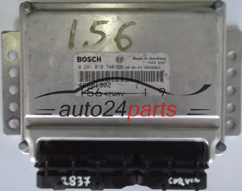 Komputer sterownik silnika Alfa Romeo 156 1.9 JTD 0281010740 46801302 15642WAV 28SA5661
