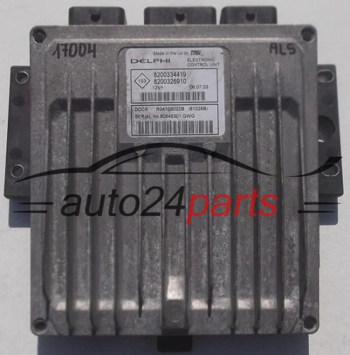 KOMPUTER STEROWNIK SILNIKA NISSAN MICRA 1.5 DCI DELPHI R0410B020B