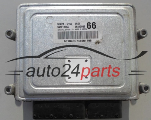 Calculateur Moteur CHEVROLET EPICA 2.0 SIEMENS 5WY1B46G, 96813956, SIM2K-D160