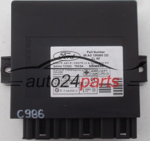 CENTRALKA MODUL STEROWNIK ALARMU FORD FOCUS MONDEO SIEMENS 5WK4 7230 D, 5WK47230D, T38SA, 98AG 15K600 DD, 98AG15K600DD - C986