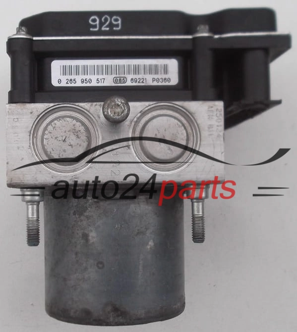 ABS POMPA I STEROWNIK CITROEN PEUGEOT BOSCH 0265234395, 96 499 881 80, 9649988180, 0 265 950 517, 0265950517