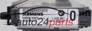 MOTORSTEUERGERÄT ECU STEUERGERÄT BMW SIEMENS 5WK9 0322, 5WK90322, 1 429 861, 1429861, DME MS41.0 