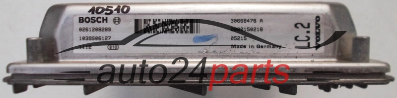 KOMPUTER STEROWNIK SILNIKA VOLVO S60 S80 XC90 V70 2.4, BOSCH 0 261 208 289, 0261208289, 30668478 A, 30668478A, LC.2