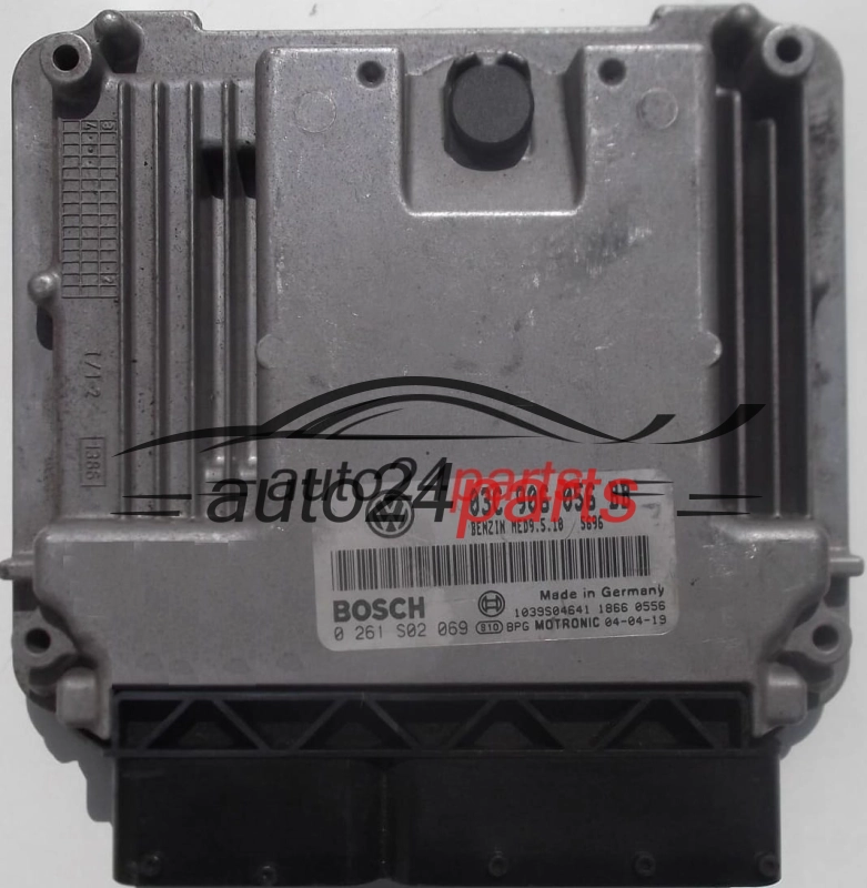 KOMPUTER STEROWNIK SILNIKA VW VOLKSWAGEN GOLF 1.6 FSI 03C906056BB, BOSCH 0261S02069