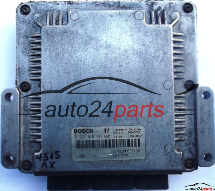  ECU CENTRALITA DE MOTOR RENAULT MASTER 2.5 DCI BOSCH 0281010784