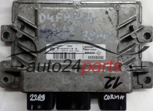 KOMPUTER STEROWNIK SILNIKA RENAULT CLIO 1.2 CONTINENTAL SIM32 S120202116A, S120202116 A, 120202116, 8200851165, 8200700600 - 31119