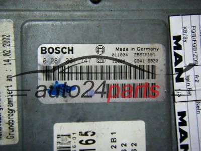ECU CENTRALITA DE MOTOR MAN LE 220C BOSCH 0 281 001 747, 0281001747