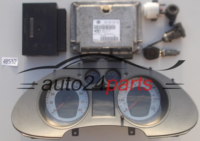 KOMPUTER STEROWNIK SILNIKA SEAT IBIZA CORDOBA 1.4 BBZ 036906034DG, 036 906 034 DG, 6160101809, 61601.018.09, IAW4MVDG, IAW4MV.DG