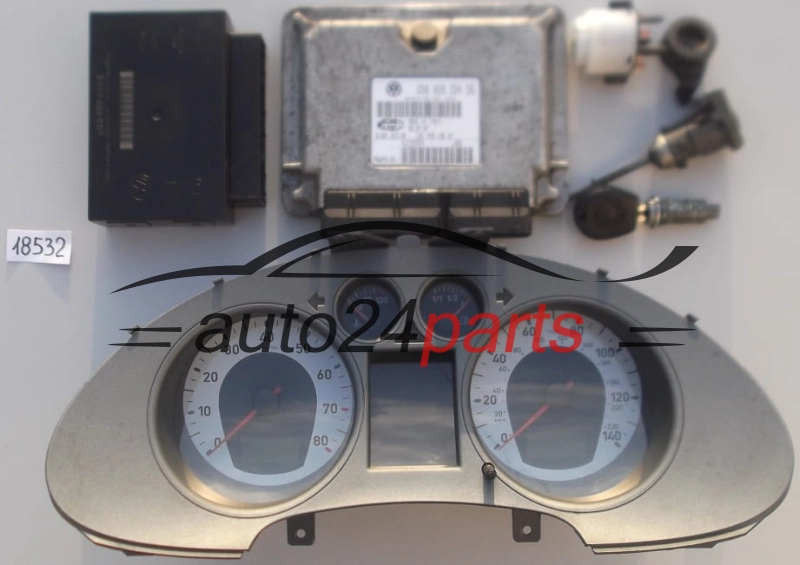 KOMPUTER STEROWNIK SILNIKA SEAT IBIZA CORDOBA 1.4 BBZ 036906034DG, 036 906 034 DG, 6160101809, 61601.018.09, IAW4MVDG, IAW4MV.DG