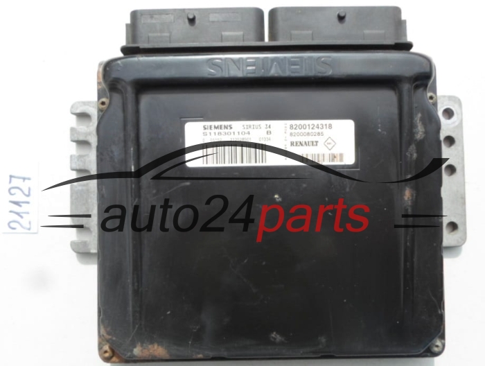 CENTRALITA DE MOTOR RENAULT SCENIC S118301104 B, S118301104B, 8200124318 