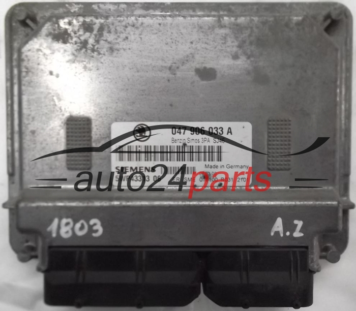 KOMPUTER STEROWNIK SILNIKA SKODA FABIA 1.4 MPI AME 047906033A, SIEMENS 5WP43313 06