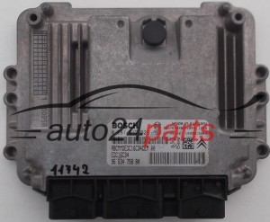 : KOMPUTER STEROWNIK SILNIKA CITROEN PEUGEOT 1.4 HDI BOSCH 0 281 011 861, 0281011861, 96 570 611 80, 9657061180, 9654490280 