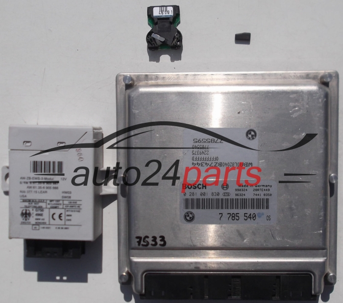 KOMPUTER STEROWNIK SILNIKA BMW E39 530D BOSCH 0281001830, 0 281 001 830, 7785540, 7 785 540, 7785595, 7 785 595, 2249375, 2 249 375