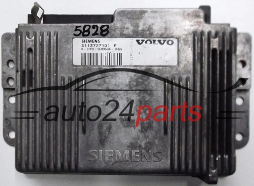 KOMPUTER STEROWNIK SILNIKA VOLVO V40 S40 2.0 S113727101 F, 30857257-0A, 308572570A 