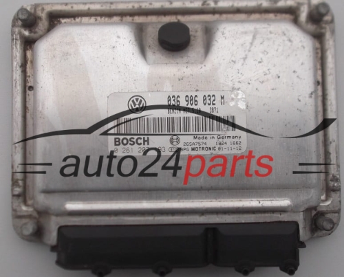 MOTORSTEUERGERÄT ECU STEUERGERÄT SEAT LEON 1.4 036906032M, BOSCH 0261207193 