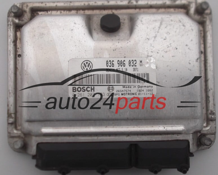 MOTORSTEUERGERÄT ECU STEUERGERÄT SEAT LEON 1.4 036906032M, BOSCH 0261207193 