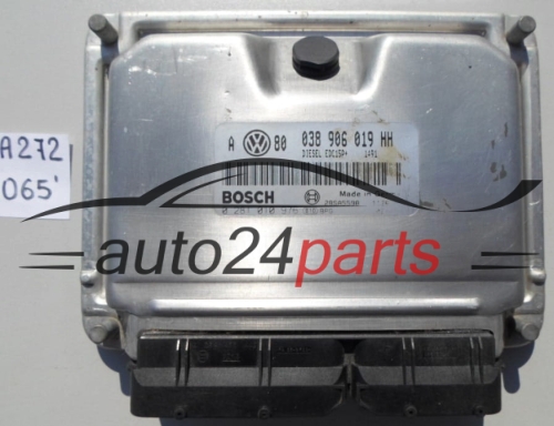 KOMPUTER STEROWNIK SILNIKA VOLKSWAGEN GOLF BOSCH 0 281 010 976,  038 906 019 HH