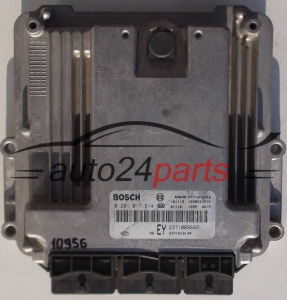 MOTORSTEUERGERÄT ECU STEUERGERAT RENAULT LATITUDE 2.0 DCI BOSCH 0 281 017 614, 0281017614, 237100966R, EY, 1039S43635