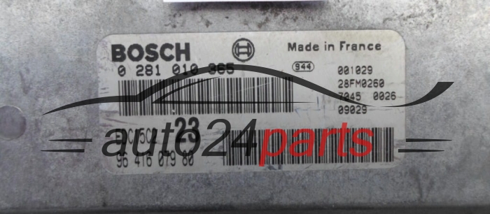 MOTORSTEUERGERÄT ECU STEUERGERÄT  CITROEN C5 2.0 HDI BOSCH  0281010365, 9641607980