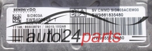 KOMPUTER STEROWNIK SILNIKA CITROEN PEUGEOT 2.0 HDI SIEMENS VDO 5WS40264E-T, 5WS40264ET, SW9661835480, HW9655534080, SID803A