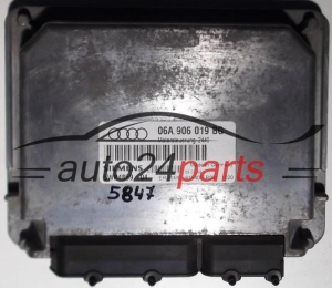 KOMPUTER STEROWNIK SILNIKA AUDI A3 1.6 AKL 06A906019BG, 06A 906 019 BG, SIEMENS 5WP4859 04, 5WP485904, MOTORSTEUERUNG 2440 -  5847, 9073, 13622