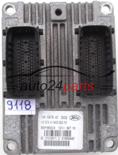 ECU CENTRALITA DE MOTOR  FORD KA 1.4 MAGNETI MARELLI IAW 5SF9.AC