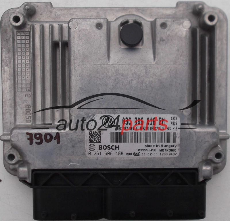 VW VOLKSWAGEN GOLF MK5, BOSCH 0 261 S06 488, BOSCH 0261S06488, 03C 906 016 BM, 03C906016BM, MED17.5.5