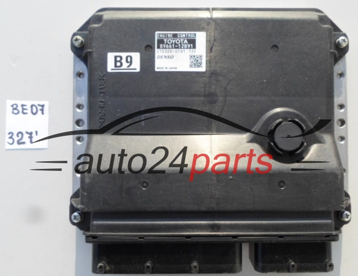 KOMPUTER STEROWNIK SILNIKA TOYOTA AURIS 89661-12B91, 8966112B91, 275300-0181, 2753000181