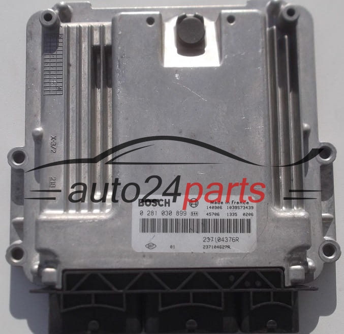 MOTORSTEUERGERÄT ECU STEUERGERÄT  RENAULT CAPTUR CLIO 1.5 DCI BOSCH 0 281 030 899, 237104376R