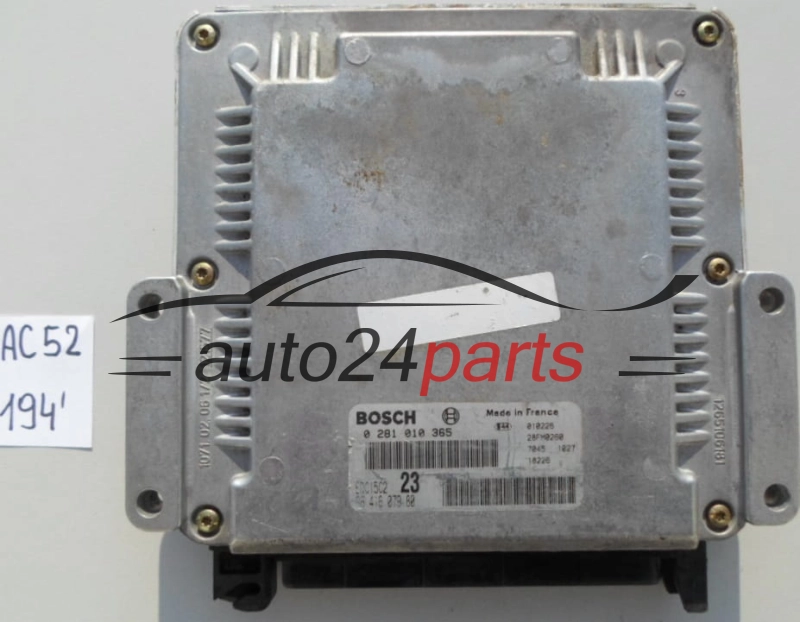 KOMPUTER STEROWNIK SILNIKA CITROEN C5 2.0 HDI BOSCH 0 281 010 365