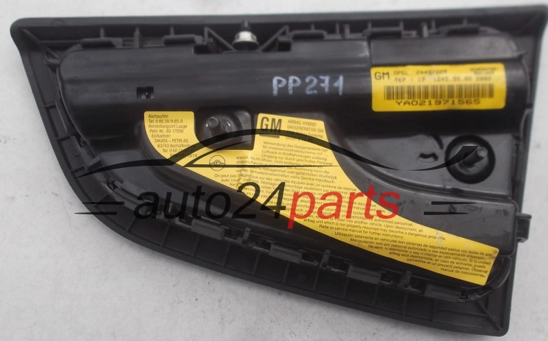 AIRBAG FOTELA PODUSZKA POWIETRZNA SIEDZENIA OPEL VECTRA C SIGNUM 24437229 - 