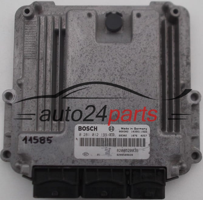 calculateur moteur pour renault laguna et scenic 2.0 dci