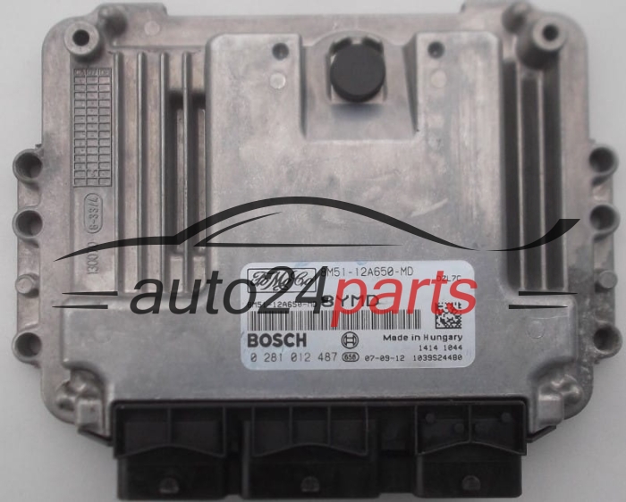 MOTORSTEUERGERÄT ECU STEUERGERÄT FORD FOCUS 1.6 TDCI BOSCH 0 281 012 487, FoMoCo 8M51-12A650-MD