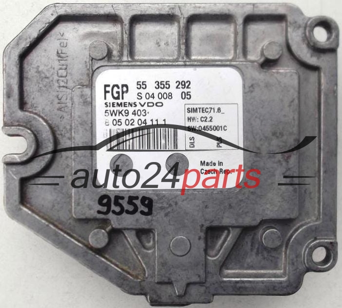 ECU CENTRALITA DE MOTOR  OPEL SAAB 9-3 1.8 Z18XE SIEMENS VDO 5WK9 403, FGP 55 355 292