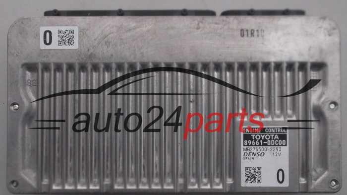 MOTORSTEUERGERÄT ECU STEUERGERÄT  TOYOTA YARIS 1.5 DENSO MB275500-2293,  89661-0DC00