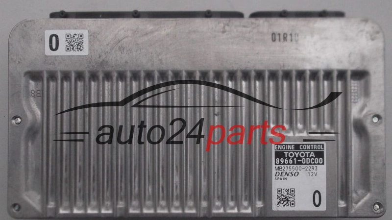 MOTORSTEUERGERÄT ECU STEUERGERÄT  TOYOTA YARIS 1.5 DENSO MB275500-2293,  89661-0DC00