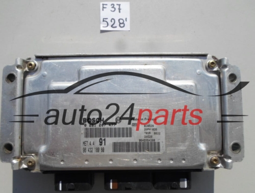 PEUGEOT 206 1.6 BOSCH 0 261 207 477, 0261207477, 96 432 189 80, 9643218980, ME7.4.4 91