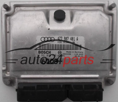 KOMPUTER STEROWNIK SILNIKA AUDI A6 2.5 TDI BOSCH 0 281 010 445, 0281010445, 4Z7 907 401 A, 4Z7907401A - 