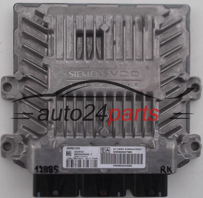 KOMPUTER STEROWNIK SILNIKA PEUGEOT 407 2.0 HDI 5WS40264G-T