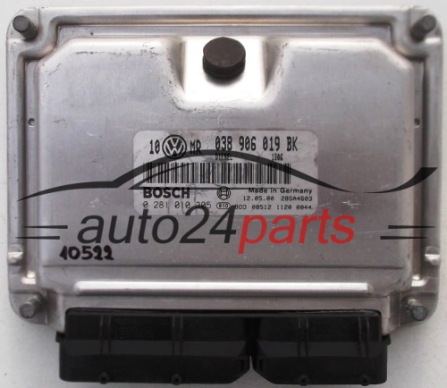 KOMPUTER STEROWNIK SILNIKA VW VOLKSWAGEN PASSAT 1.9 TDI ATJ 038906019BK, 038 906 019 BK, BOSCH 0 281 010 305, 0281010305, DIESEL 1306, 28SA4603 